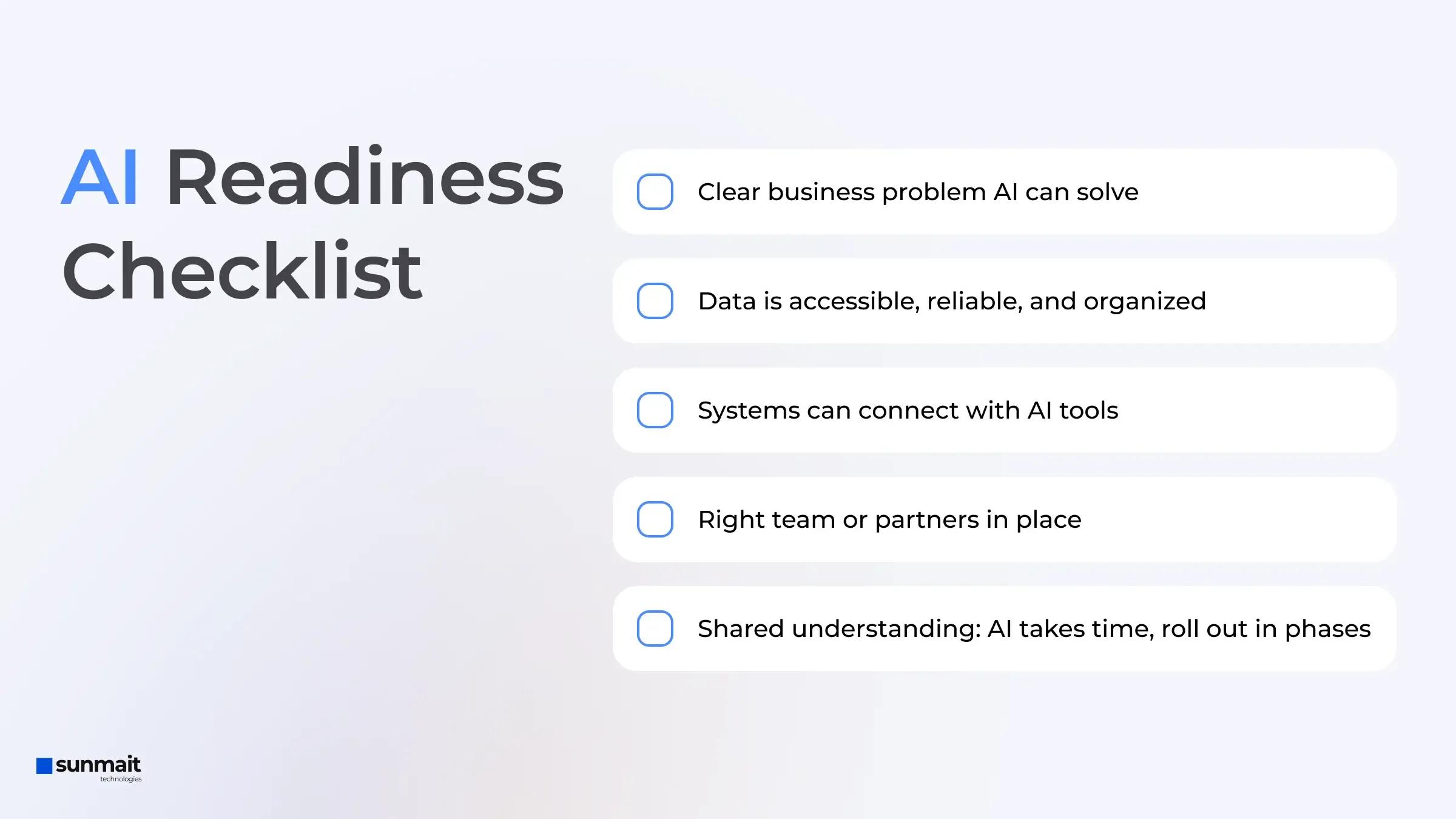 Building AI Readiness: What To Do Next
